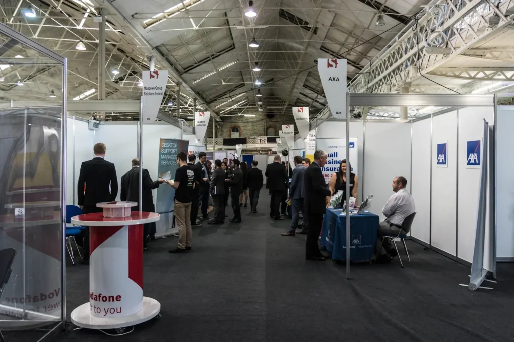 A scene from The Smart Business Show in 2015 