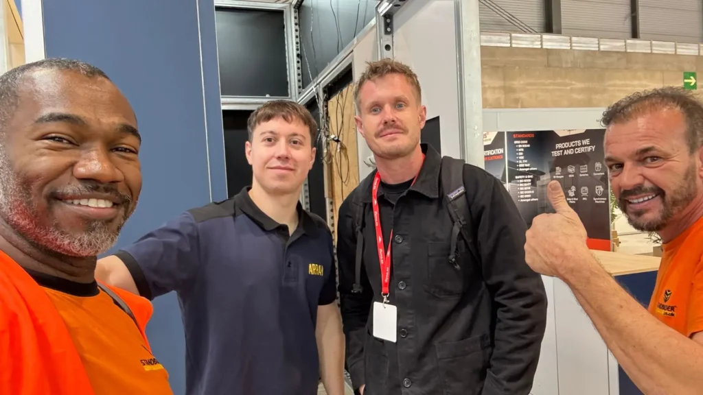Patrick Wells and the team from Array at Genera 2025 in Spain.