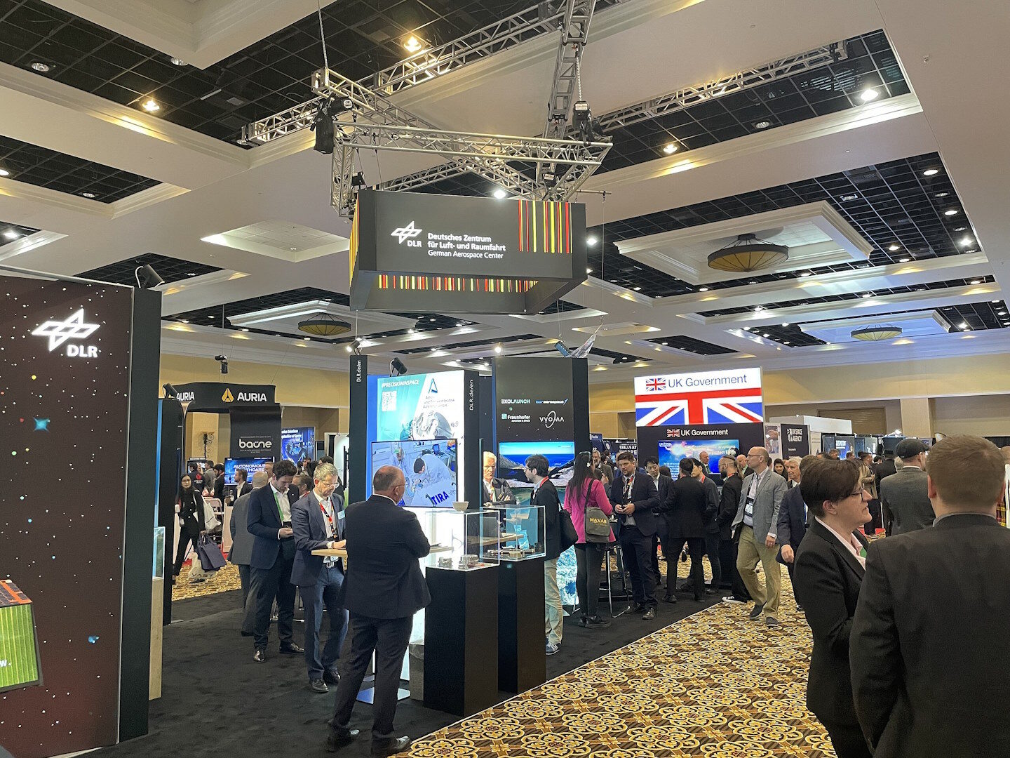 Space Symposium 2025 professional trade show exhibition hall floor
