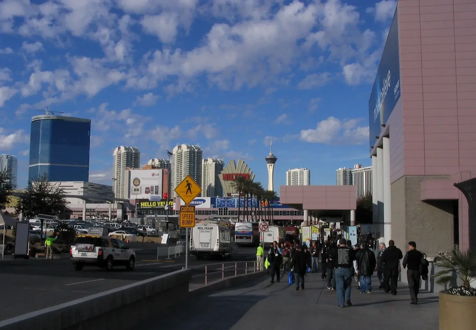 Las Vegas skyline viewed from CES.