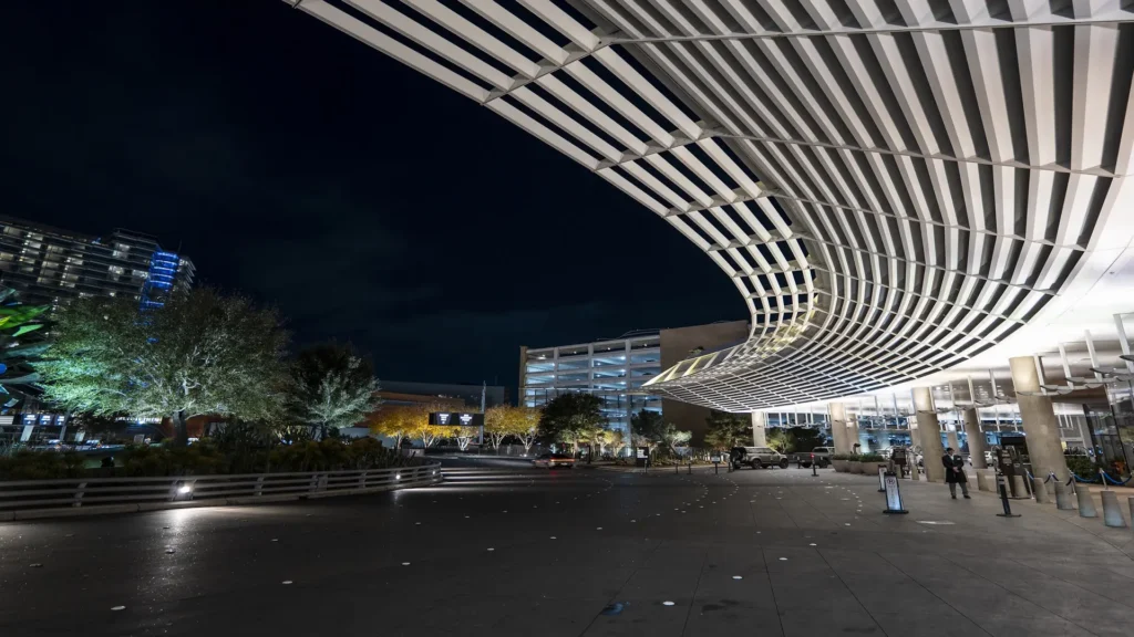 VDARA Hotel entrance in Las Vegas.