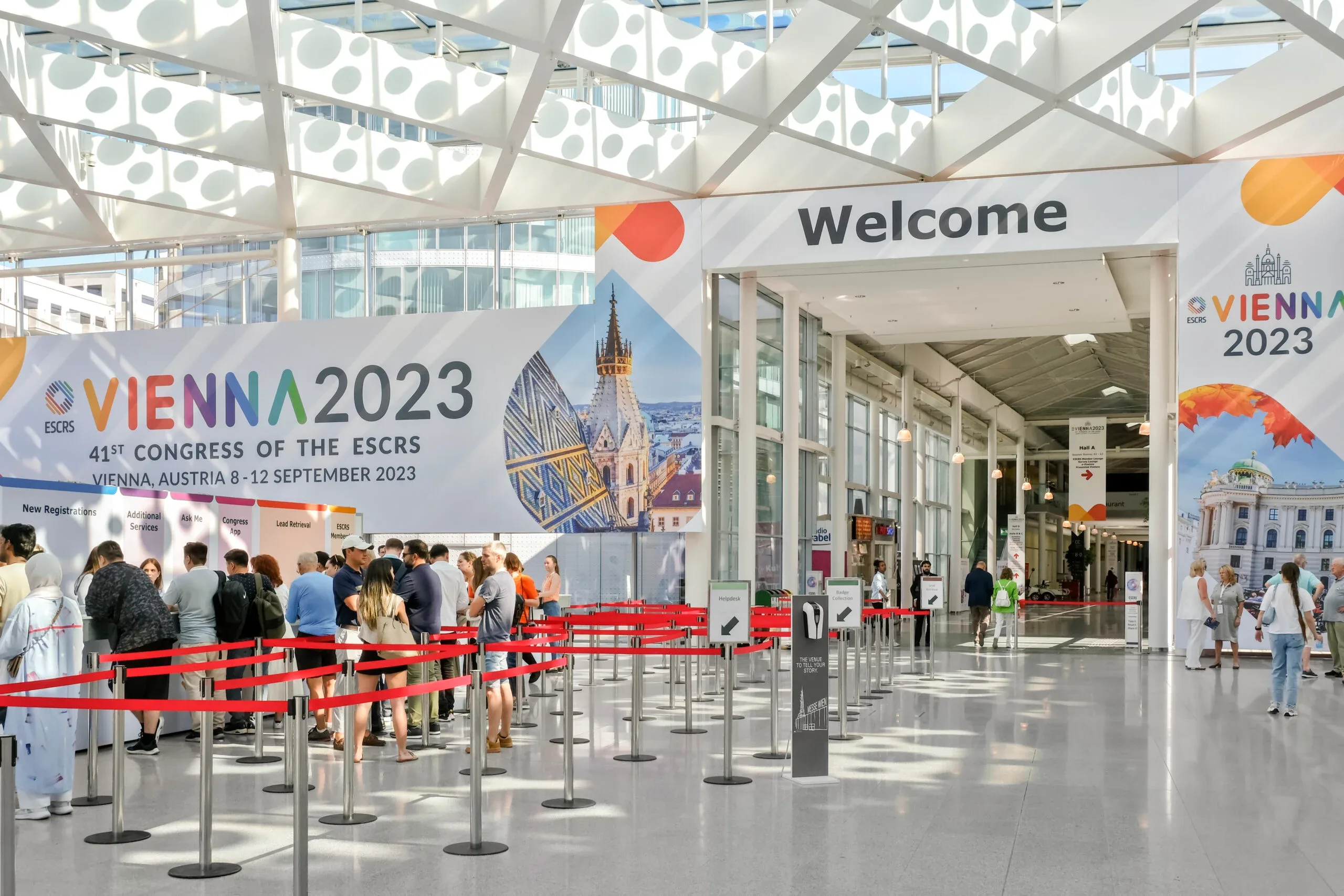ESCRS congress exhibition stand — UK booth constructor