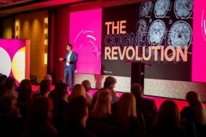 Vitality conference presentation stage exhibition stand