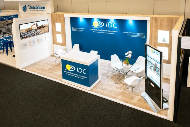IDC exhibition stand by Booth Exhibits