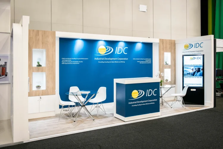 IDC exhibition stand by Booth Exhibits