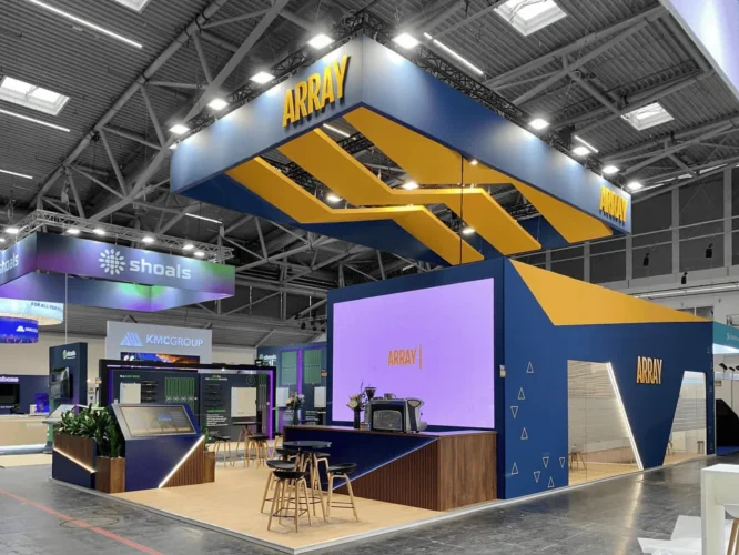 ZA Array solar expo stand build quality and installation in Munich
